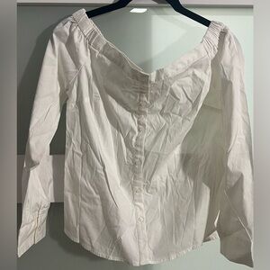 Express off the shoulder top, size small, never worn